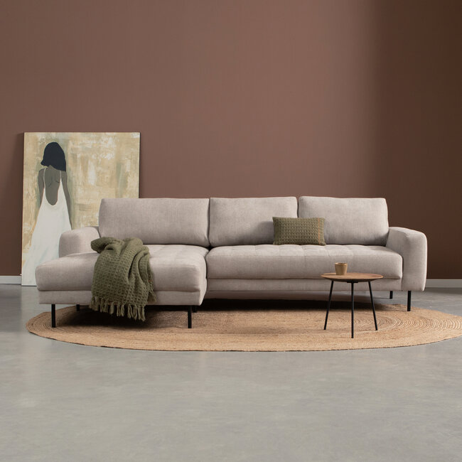 Pepp Bank Oreo Chaise longue links - Tesla 2003 linnen