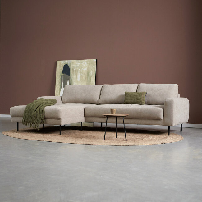 Pepp Bank Oreo Chaise longue links - Tesla 2003 linnen