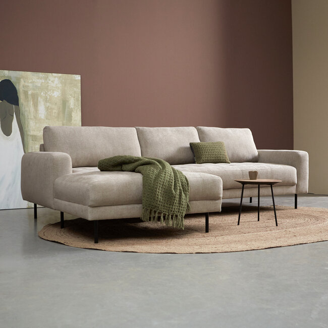 Pepp Bank Oreo Chaise longue links - Tesla 2003 linnen