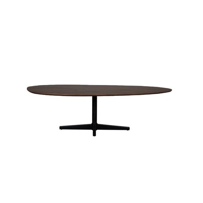 Label51 Eetkamertafel Rosie - Espresso - Mangohout - 220x100 cm