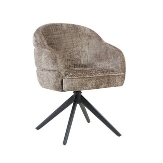 Starfurn Eetkamerstoel Bella | Clay | Poot Black | Met armleuning