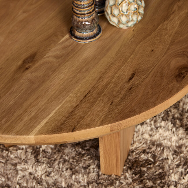 Starfurn Salontafel Zillah | 130 cm | Naturel Eiken