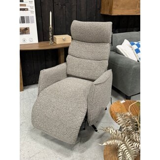 Label51 Elektrische Relaxfauteuil Goteborg Royal Boucle Mushroom