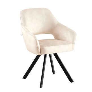 Benoa Eetkamerstoel Emilie Adore 10 Oyster