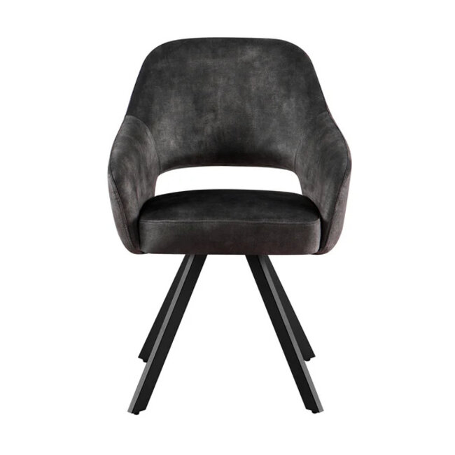 Benoa Eetkamerstoel Emilie Adore 29 Antraciet
