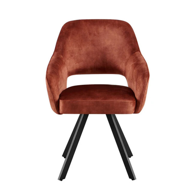 Benoa Eetkamerstoel Emilie Adore 24 terracotta