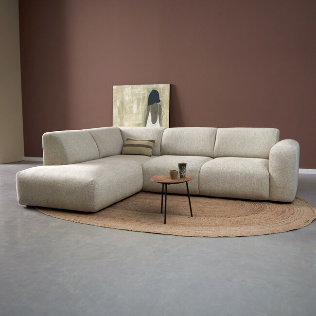 Pepp Hoekbank SOUL met ottoman links in Sole 05