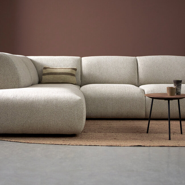 Pepp Hoekbank SOUL met ottoman links in Sole 05