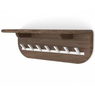 Nijwie Aruba kapstok 60 met hoedenplank en 7 haken - Welcome Home Collection