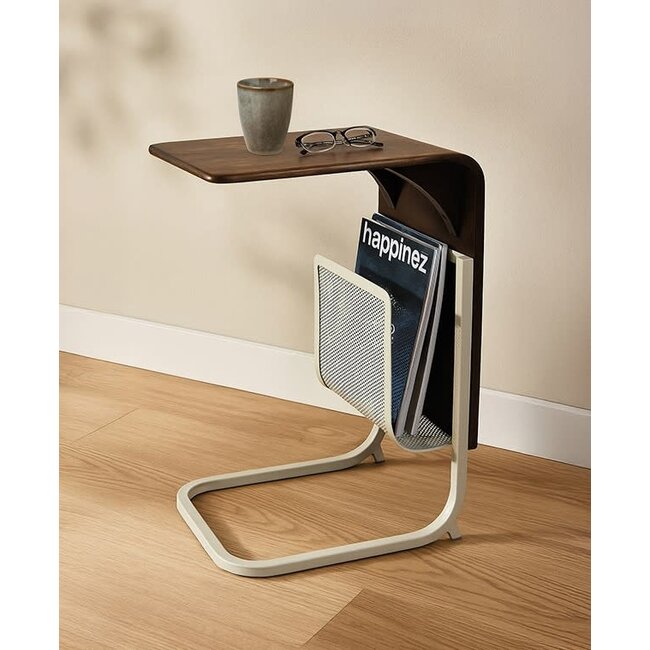 Nijwie Saba laptoptafel met metalen tijdschriftenhouder - Welcome Home Collection