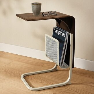 Nijwie Saba laptoptafel met metalen tijdschriftenhouder - Welcome Home Collection