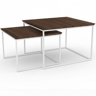 Nijwie Jamaica salontafel, vierkant, set van 2 - Welcome Home Collection