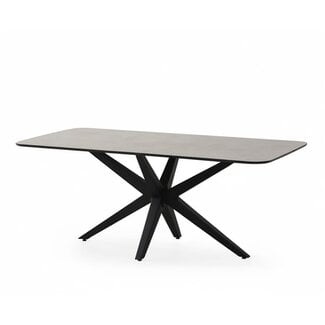 Nijwie Bianca eetkamertafel - langwerpig met ronde hoeken 180 x 90