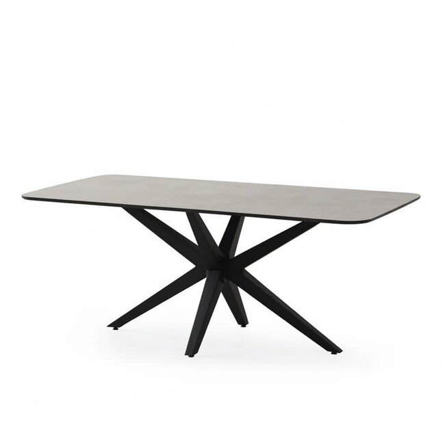 Nijwie Bianca eetkamertafel - rechthoekig met ronde hoeken 220 l 10 kleuren