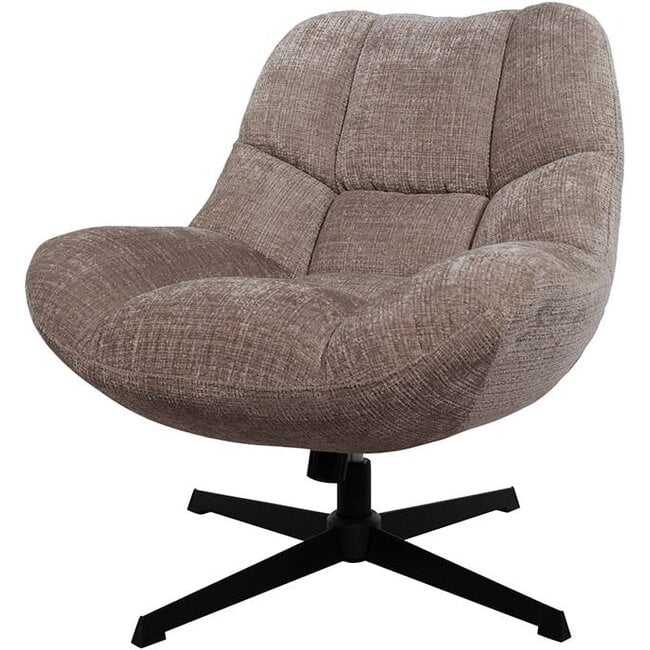 Nijwie Chuck draaifauteuil 360 + rock system cremona fur 24