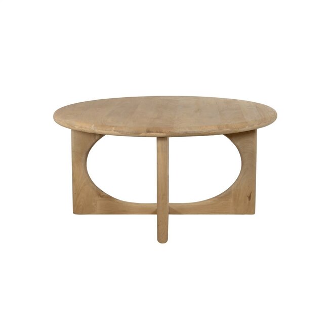 MySons Salontafel Zodiac Ø 80 cm Acacia Groovy Natural
