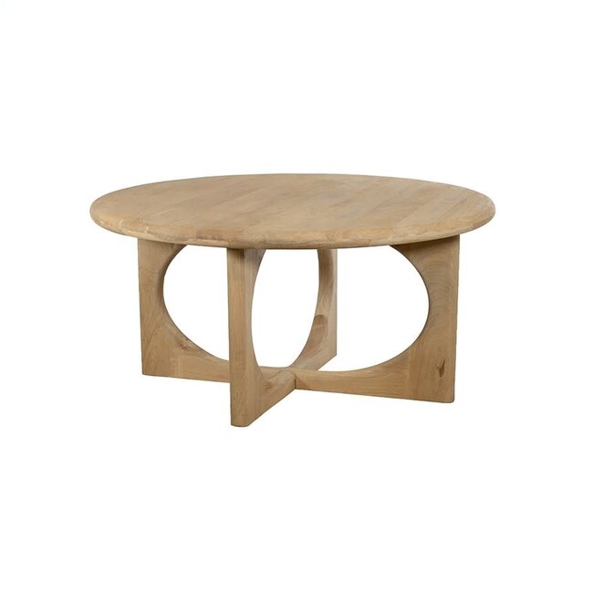 MySons Salontafel Zodiac Ø 80 cm Acacia Groovy Natural