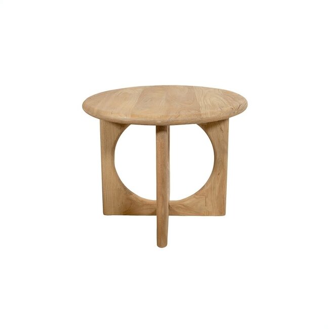 MySons Salontafel Zodiac Ø 60 cm Acacia Groovy Natural