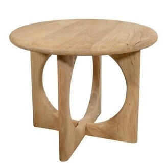 MySons Salontafel Zodiac Ø 60 cm Acacia Groovy Natural