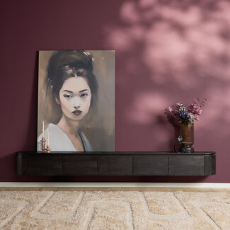 Starfurn Tv meubel Excellent Black | 280 cm