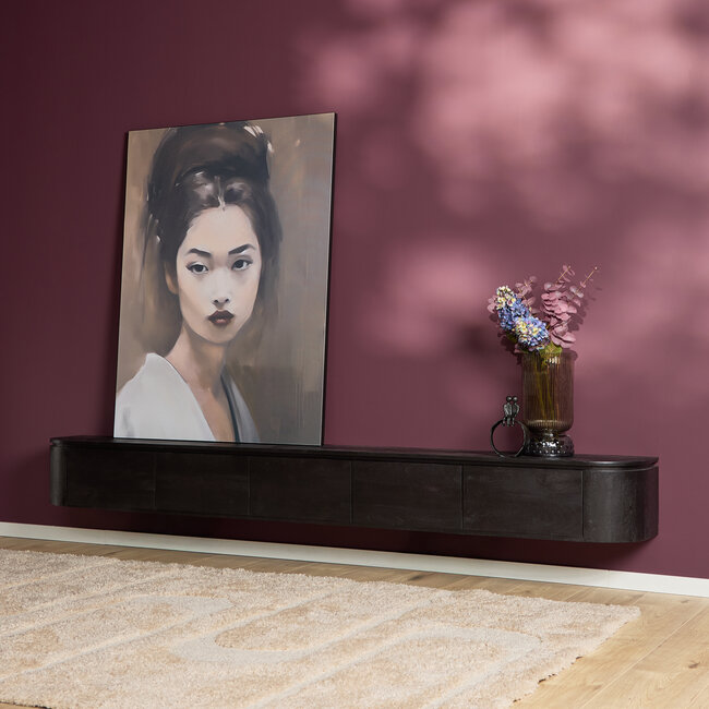 Starfurn Tv meubel Excellent Black | 280 cm