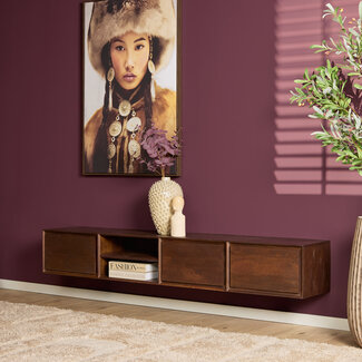 Starfurn Zwevend tv meubel Ambiance Brown | 200 cm