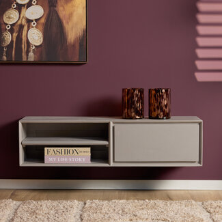 Starfurn Zwevend tv meubel Ambiance Taupe | 120 cm