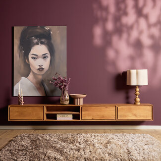 Starfurn Zwevend tv meubel Ambiance Naturel | 280 cm