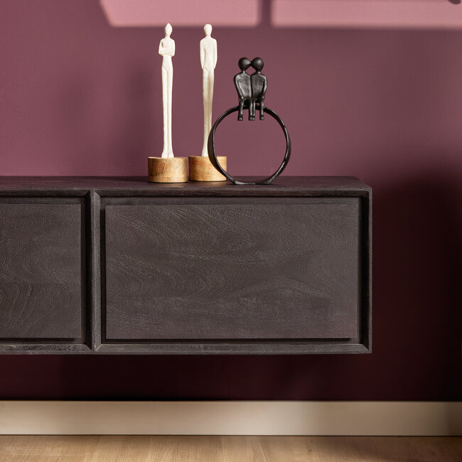 Starfurn Zwevend tv meubel Ambiance Black | 200 cm