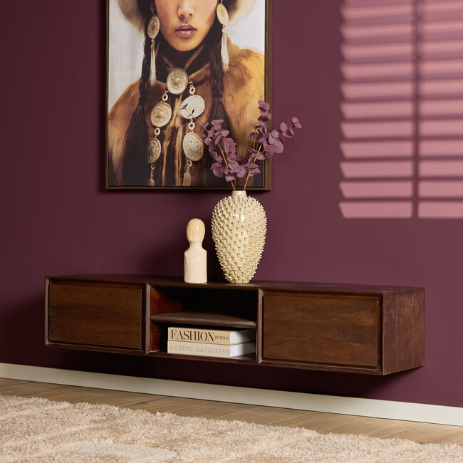 Starfurn Zwevend tv meubel Ambiance Brown | 160 cm