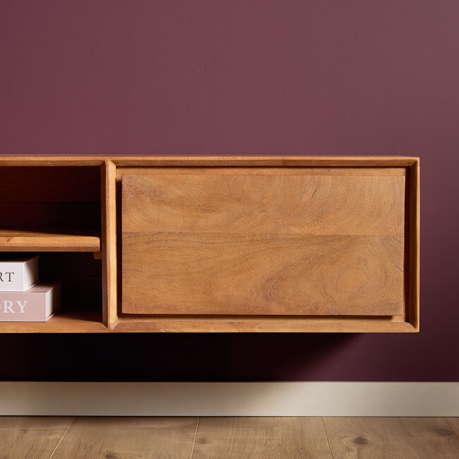 Starfurn Zwevend tv meubel Ambiance Naturel | 200 cm