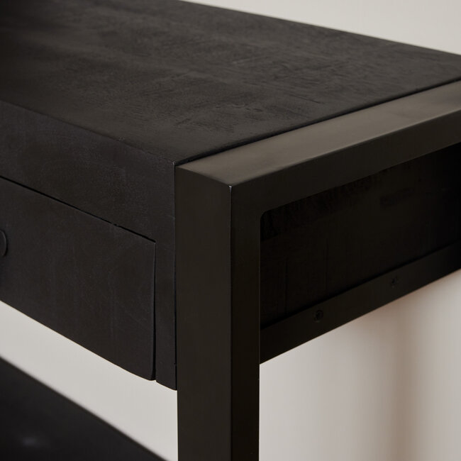 Starfurn Sidetable Boaz Black | 120 cm