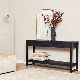 Starfurn Sidetable Boaz Black | 150 cm