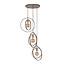 WoonStijl Hanglamp 3L Turn around getrapt beige