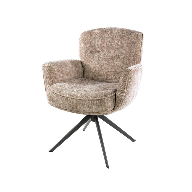 WoonStijl Armstoel Forza draaibaarHoven zand