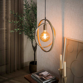 WoonStijl Hanglamp 1L Turn around beige