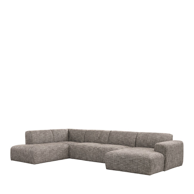 Label51 Bank Verona - Taupe - Silencio - Links Voorstaand