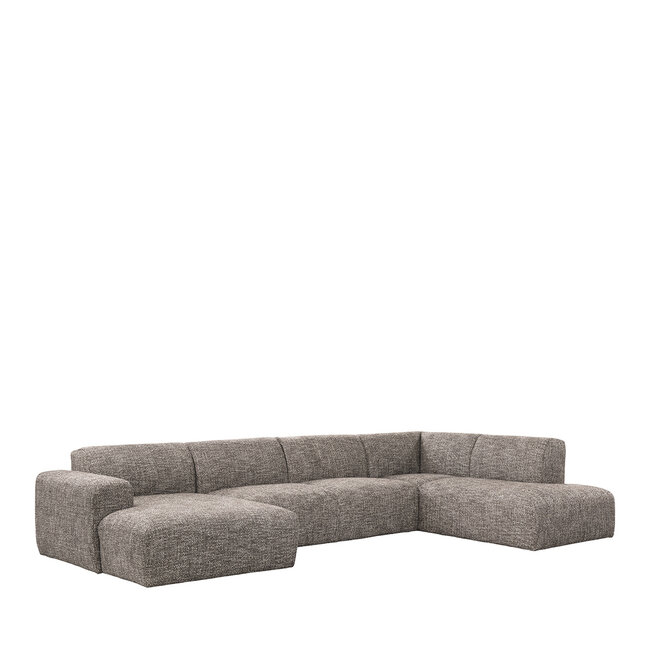 Label51 Bank Verona - Taupe - Silencio - Rechts Voorstaand