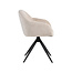Label51 Eetkamerstoel Fiby - Naturel - Elite - Zwart onderstel