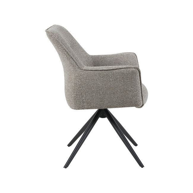 Label51 Eetkamerstoel Kimora - Mushroom - Royal Boucle