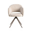 Label51 Eetkamerstoel Lela - Naturel - Elite - Taupe onderstel