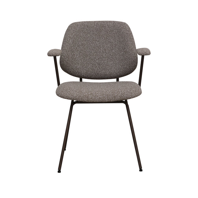 Label51 Eetkamerstoel Loreto - Mushroom - Royal Boucle - Brons