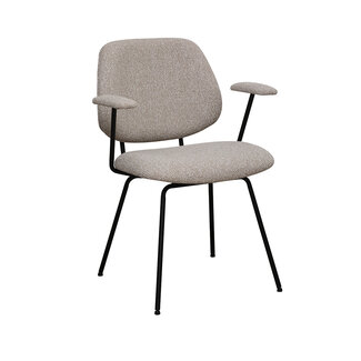 Label51 Eetkamerstoel Loreto - Naturel - Royal Boucle