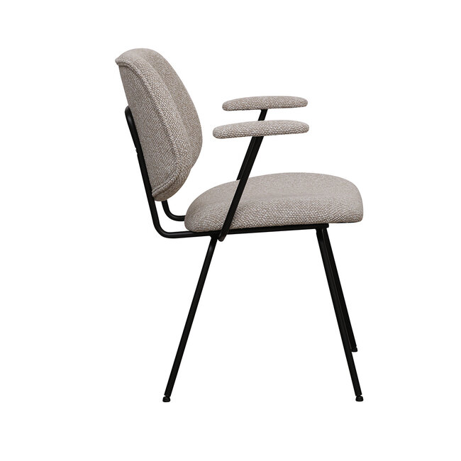 Label51 Eetkamerstoel Loreto - Naturel - Royal Boucle