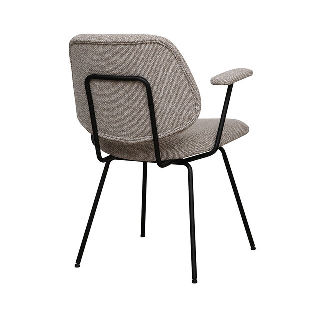 Label51 Eetkamerstoel Loreto - Naturel - Royal Boucle