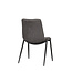 Label51 Eetkamerstoel Noor - Antraciet - Micro Suede