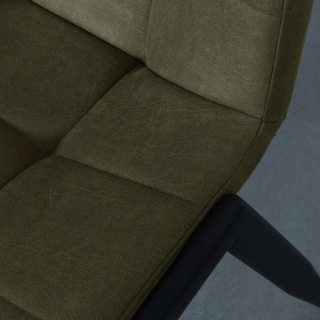 Label51 Eetkamerstoel Noor - Moss - Micro Suede