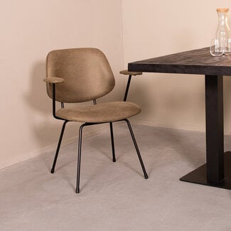 Label51 Eetkamerstoel Rivano - Moss - Micro Suede