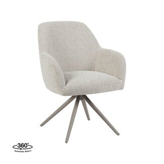 Label51 Eetkamerstoel Sayuri - Naturel - Royal Boucle - Taupe