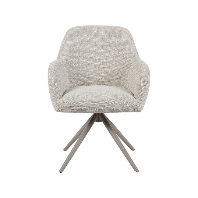 Label51 Eetkamerstoel Sayuri - Naturel - Royal Boucle - Taupe